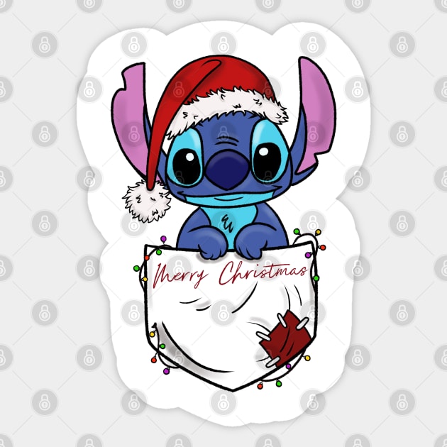 Christmas Stitch 2 Sticker by OktInk